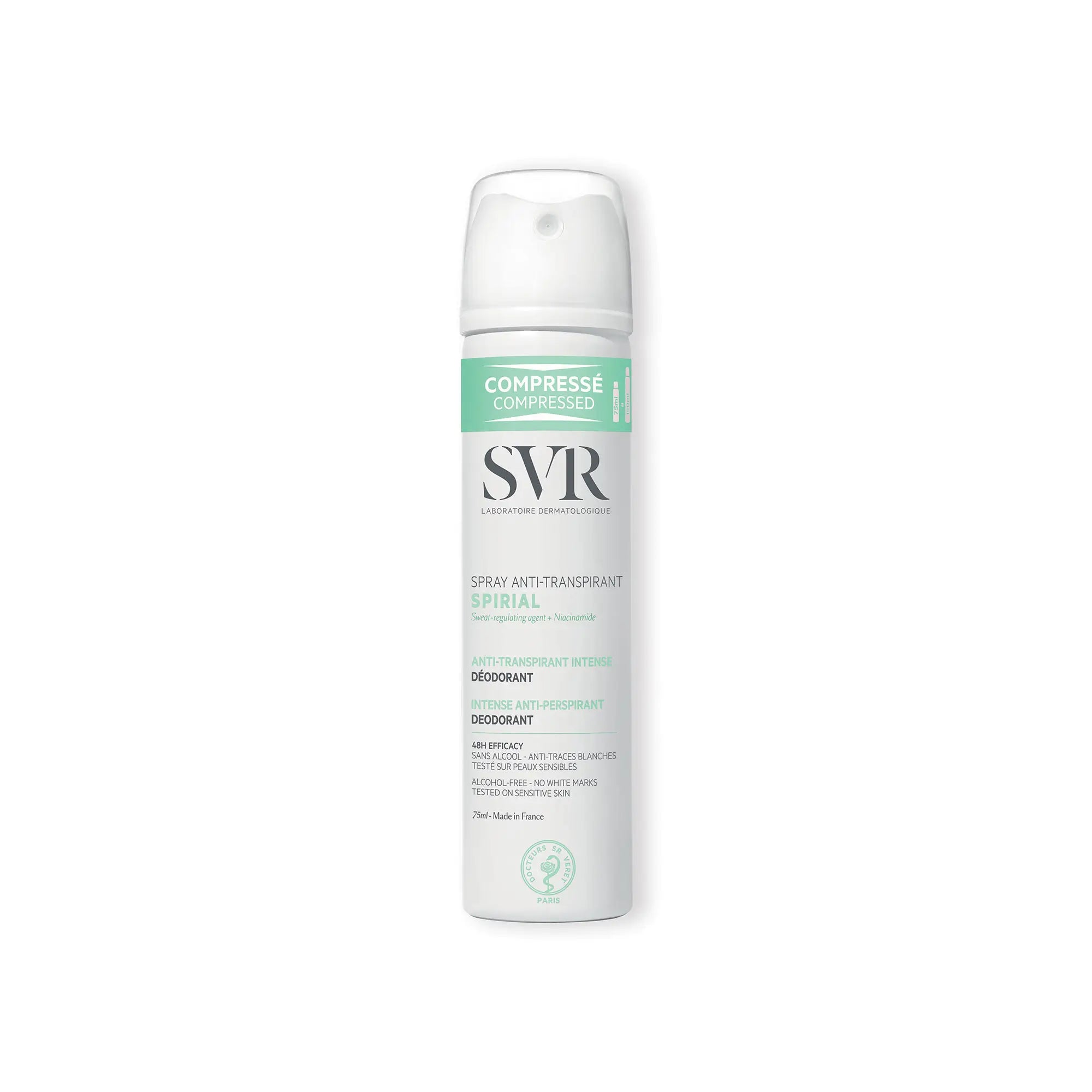 SVR Spirial Spray Desodorante Antitranspirante, 75ml