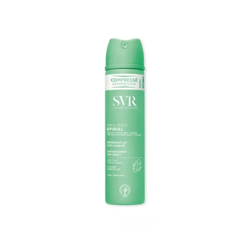 SVR Spirial Vegetal Desodorizante Antitranspirante Spray, 75 ml
