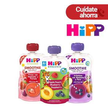 REBAJAS - HIPP POUCHES 50% DTO. 2ª UD. (31 JULIO 2026)