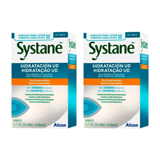 Systane Moisturising You, Embalagem 2 X 30 espirros