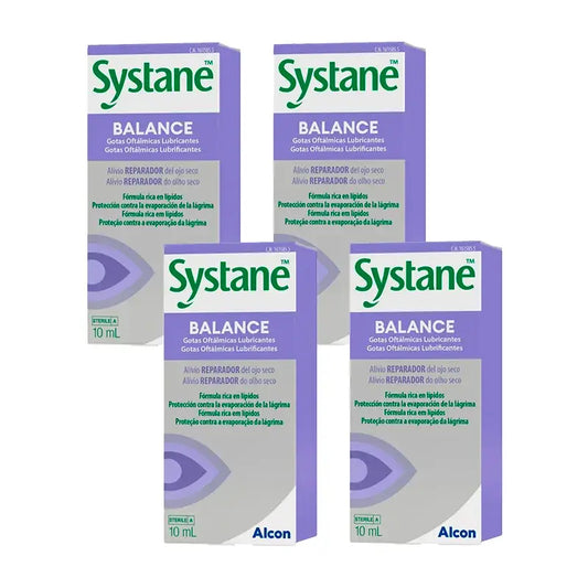 Systane Balance Colírio, Embalagem 4 X 10 Ml