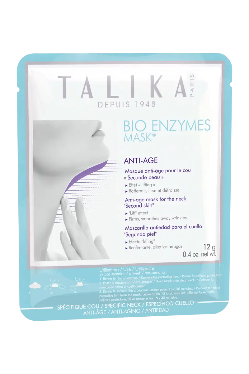 TALIKA BIO ENZIMAS MÁSCARA ANTI-IDADE PESCOÇO 12 G 1 SAQUETA