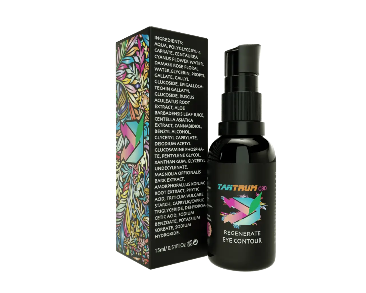 Tantrum Regenerate Eye Contour com CBD , 15 ml