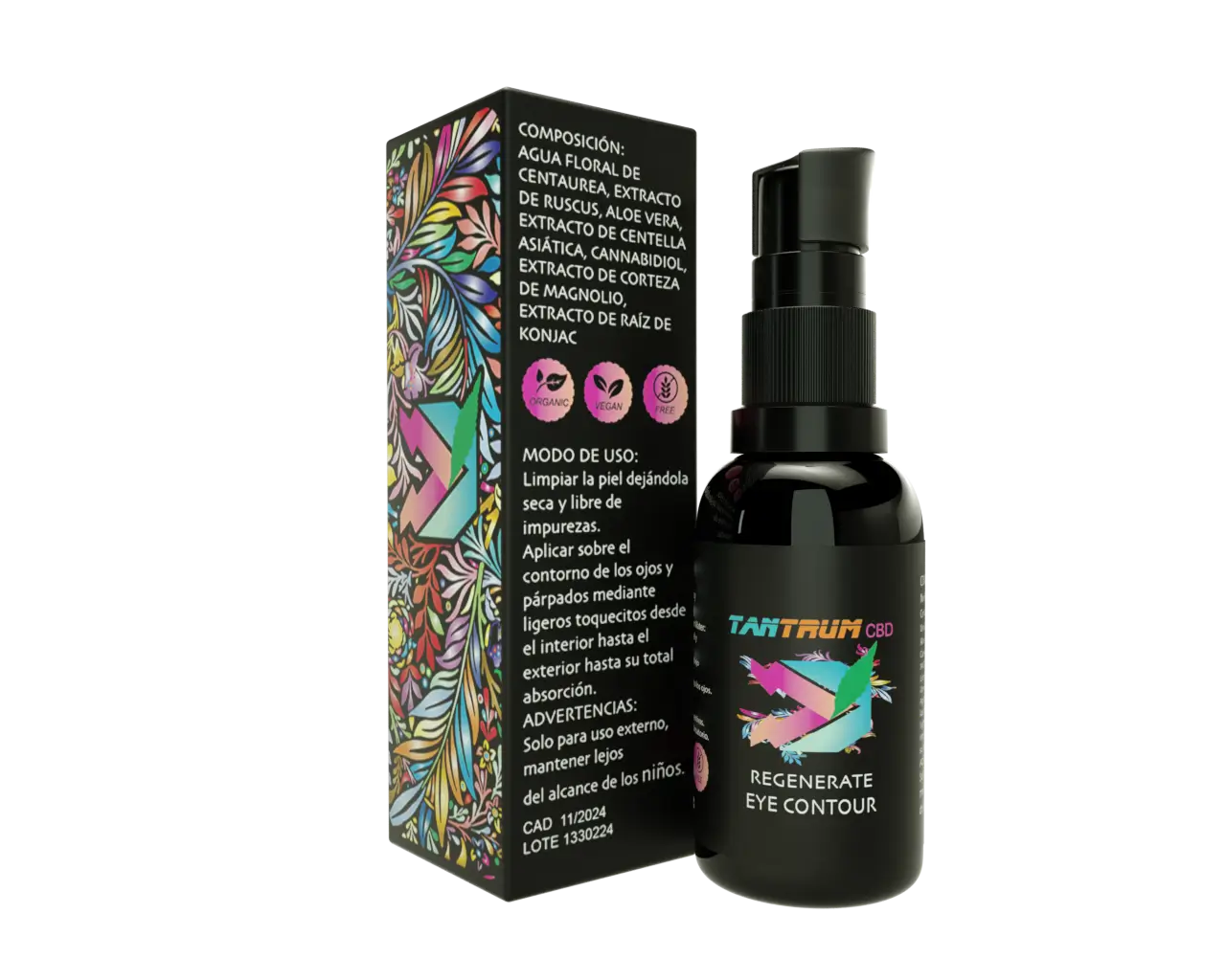 Tantrum Regenerate Eye Contour com CBD , 15 ml