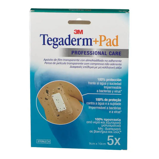 Tegaderm + almofada esterilizada 5 x 7,2 cm 5 U