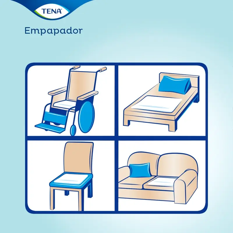 Tena Protetor de Cama Bed Plus 80 X 180, 20 unidades