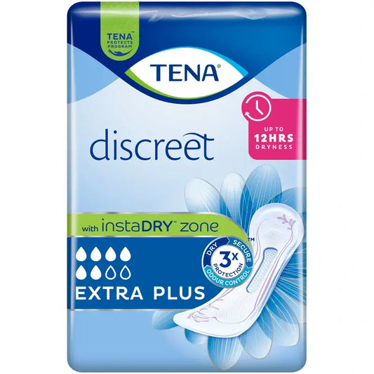 Tena Discreet Extra Plus Id , 16 unidades.