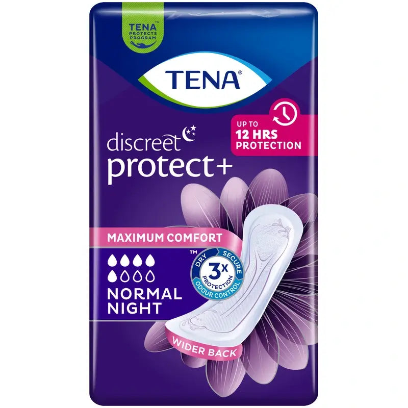 Tena Discreet Normal Noite, 10 unidades
