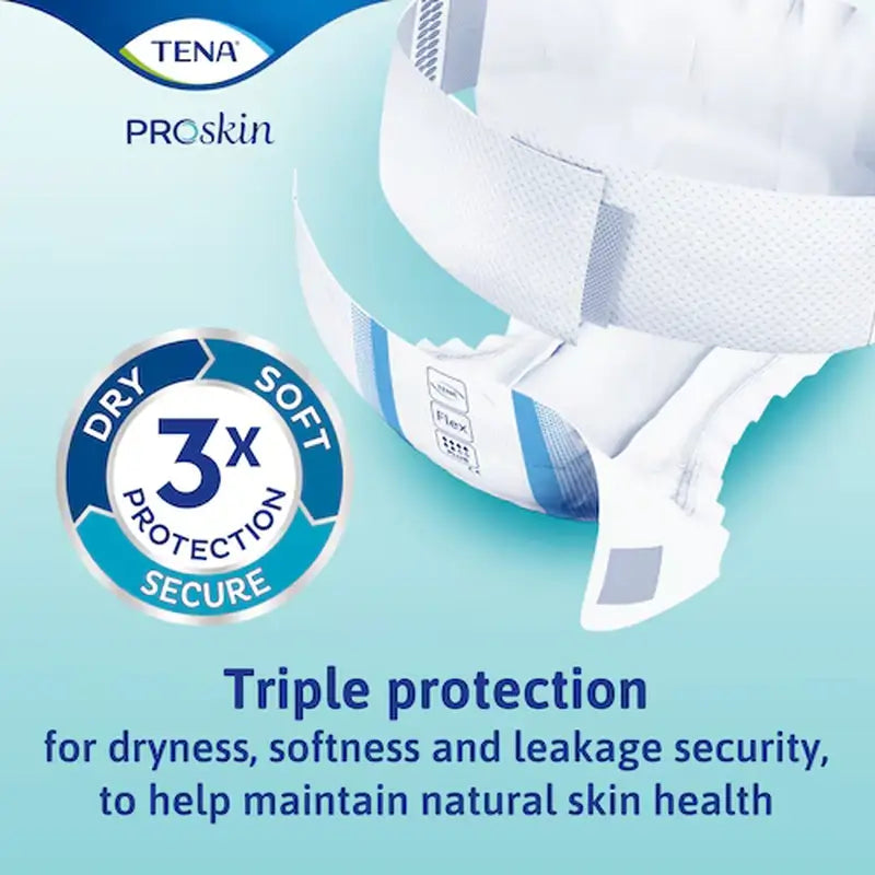 Tena Flex Proskin Plus Medium Night , 80 unidades