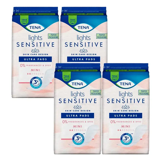 TENA Lights sensitive Mini Ultra 4 X 20 unidades - recomendado para a menopausa