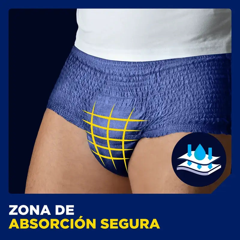 Tena Men Pants Active Tamanho L-XL, 8 unidades.