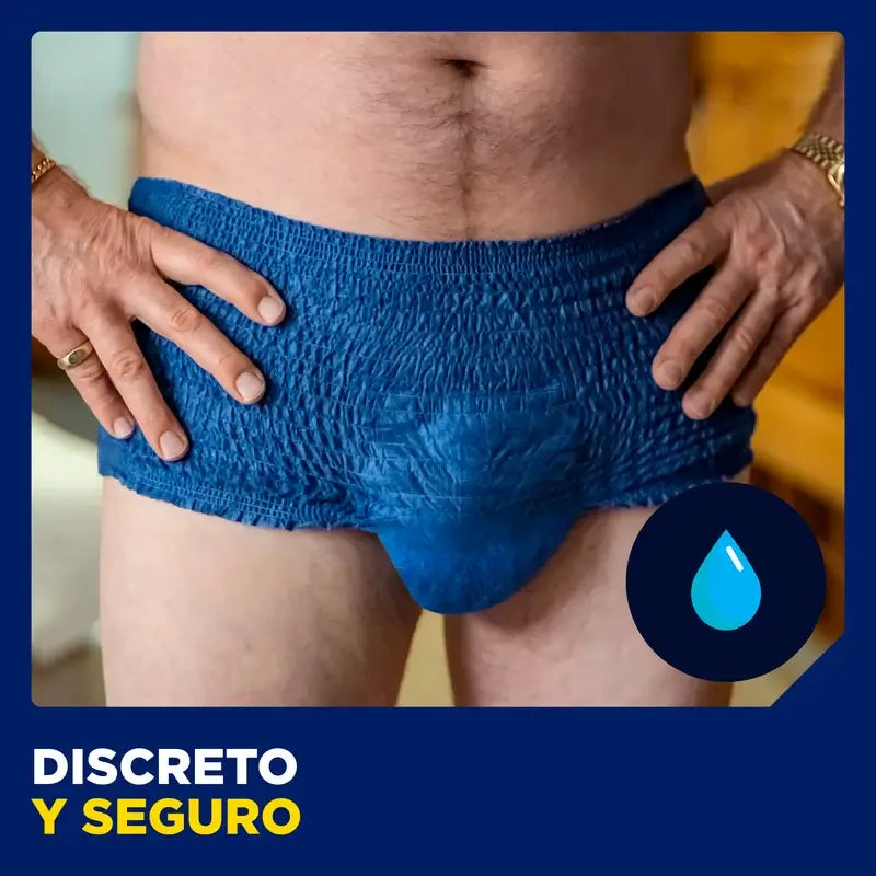 Tena Men Pants Active Tamanho S-M, 9 unidades.