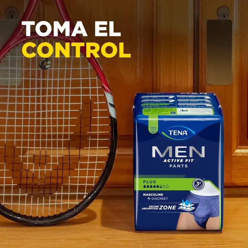 Tena Men Pants Active Tamanho S-M, 9 unidades.