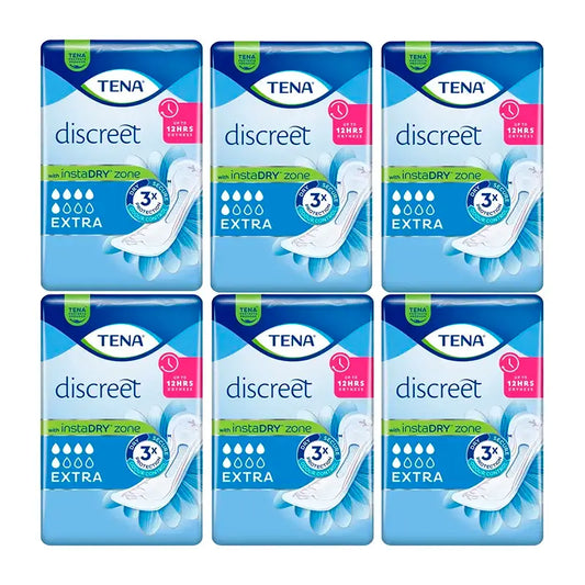 TENA Discreet Pack Extra Id, 6 x 20 unidades
