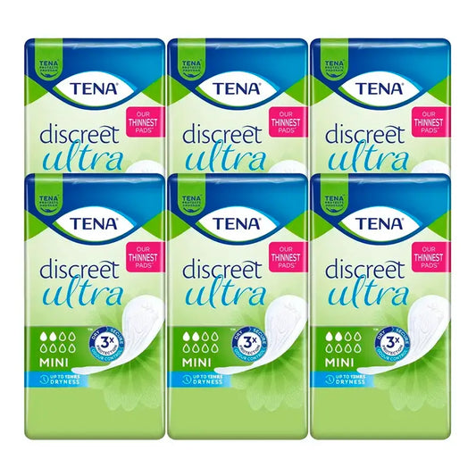 TENA Discreet Mini Pack, 6 x 20 unidades