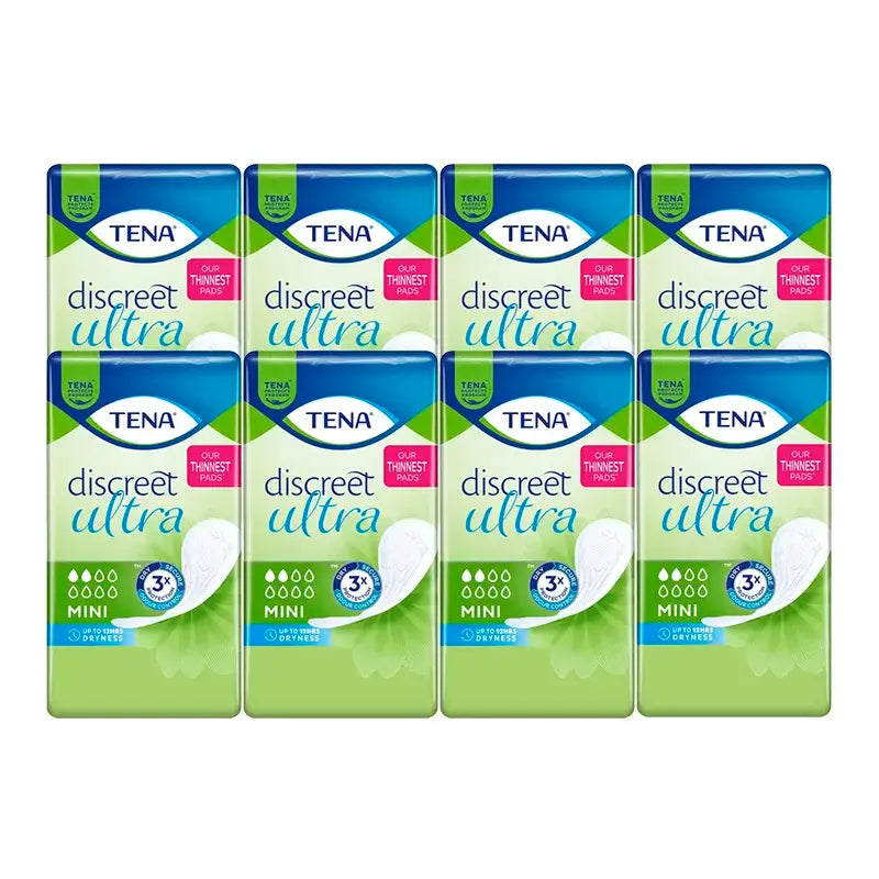 TENA Discreet Mini Pack, 8 x 20 unidades