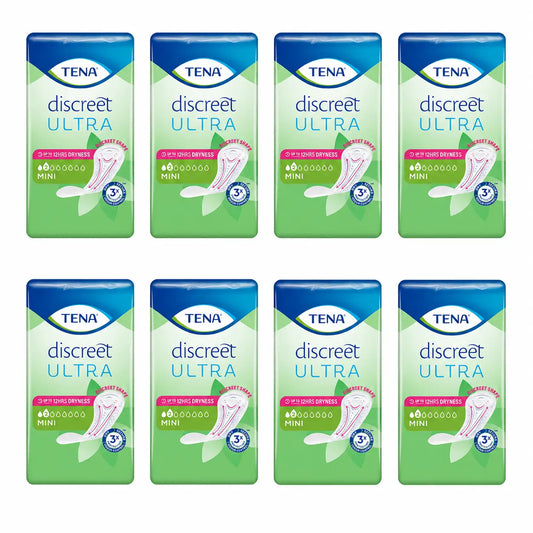 TENA Discreet Mini Pack, 8 x 20 unidades