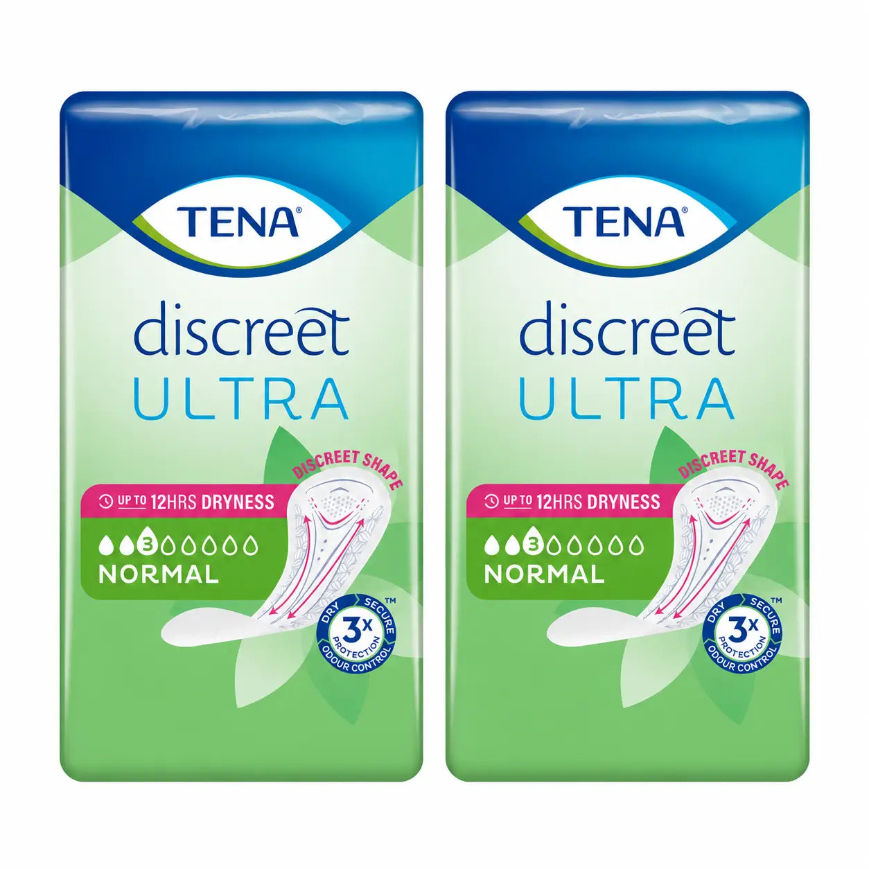 Tena Pack Discreet Normal Ultra, 2 x 16 unidades