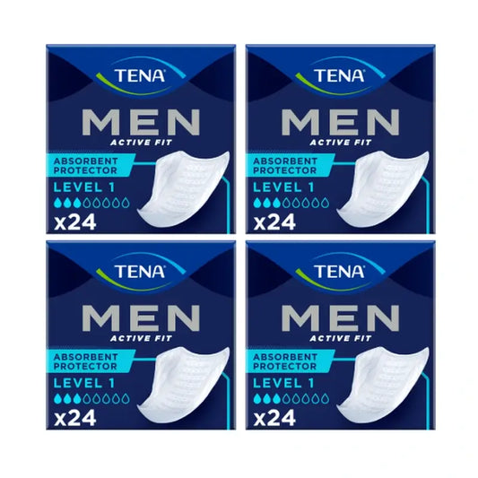 Tena Pack Men Nível 1, 4 x 24 unidades