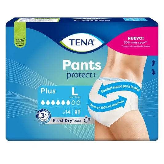 Tena Pants Plus Large , 14 peças