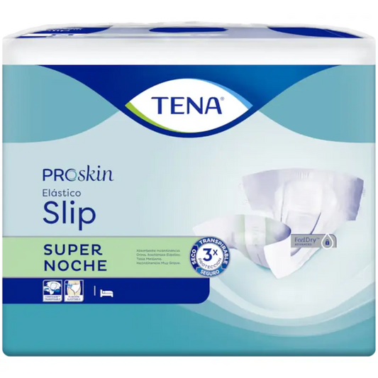 Tena Proskin Elastic Slip Large Super Night , 80 unidades