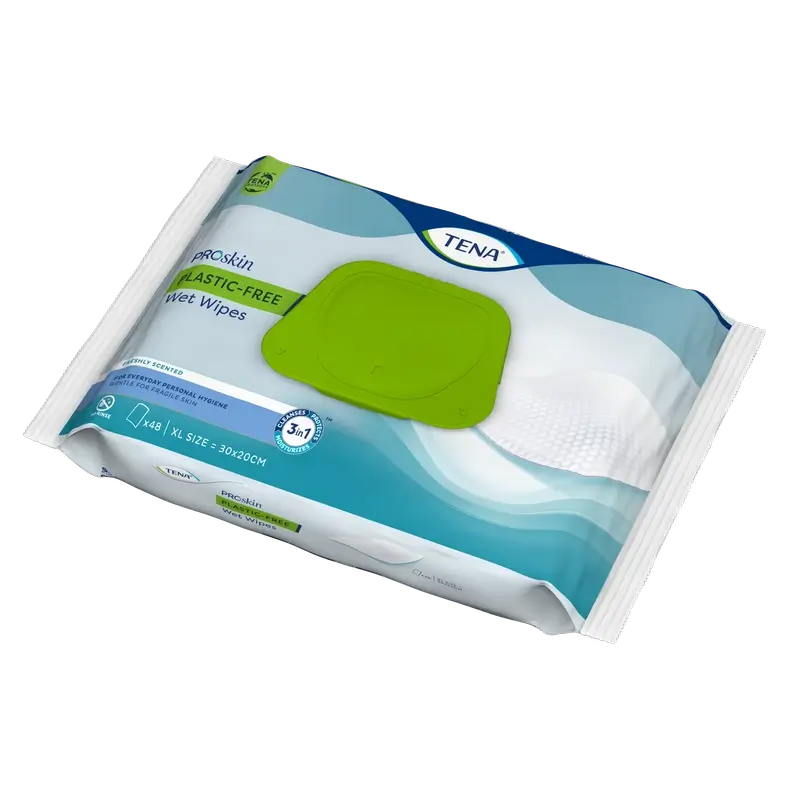 Tena Proskin Toalhetes húmidos sem plástico