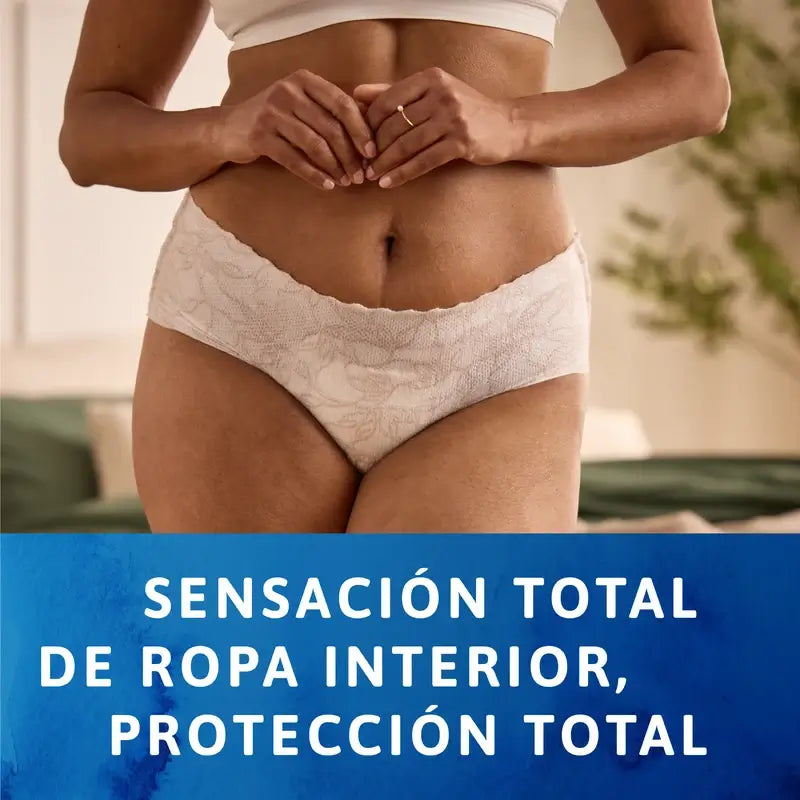 Tena Silhouette White Cintura Baixa Tamanho M, 12 unidades