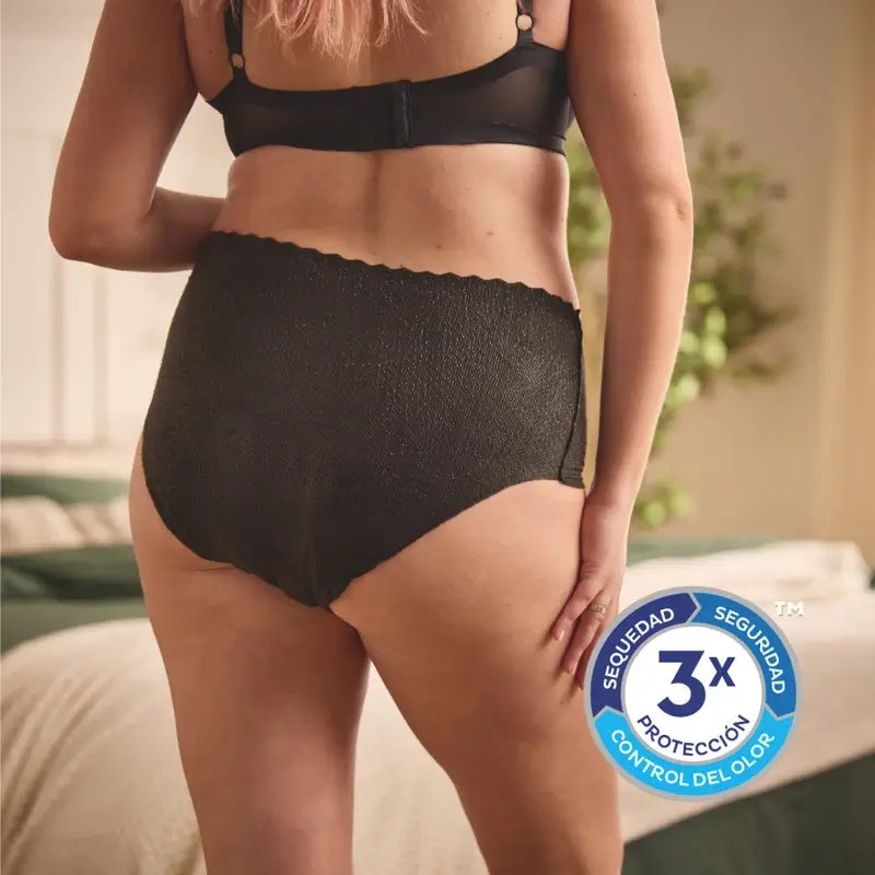 Tena Silhouette Night Plus Cintura Alta Plus Size L, 8 unidades