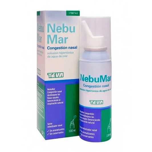 Teva Nebumar Solução Isotónica de Higiene Nasal Teva Nebumar 100 ml