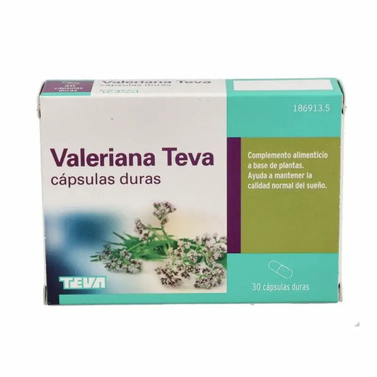 Teva Valerian 200 mg, 30 cápsulas duras