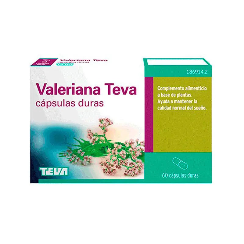 Teva Valerian 200 mg - 60 cápsulas duras