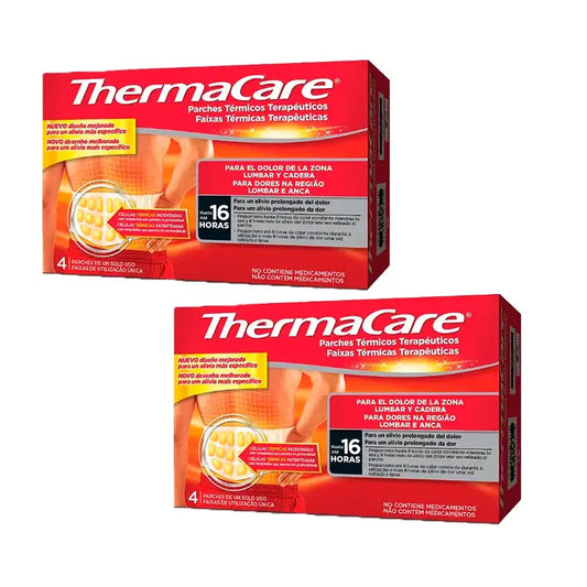 Thermacare Anca Lombar, Embalagem 2 x 4 unidades