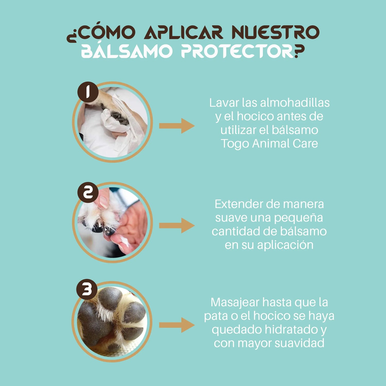 Togo Bálsamo Curativo para o Nariz e as Almofadas dos Cães e Gatos, 60Ml