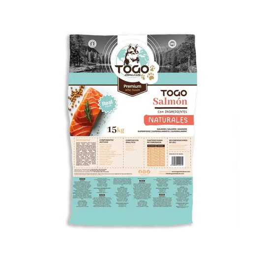 Togo Salmon Alimento seco, 15 kg