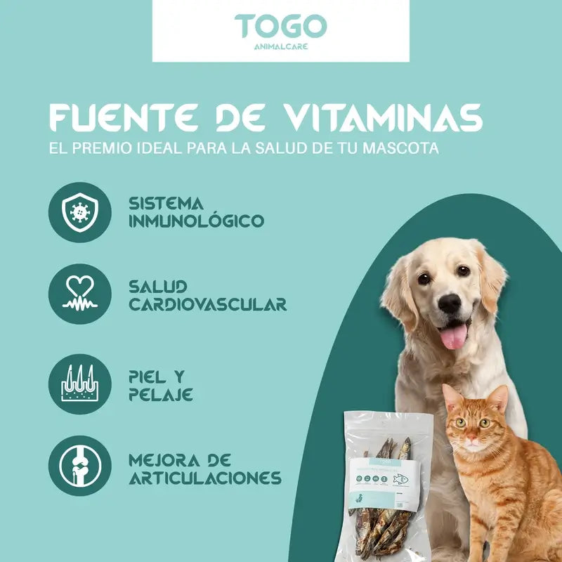 Togo Snack Anchovas secas naturais, 1 unid.
