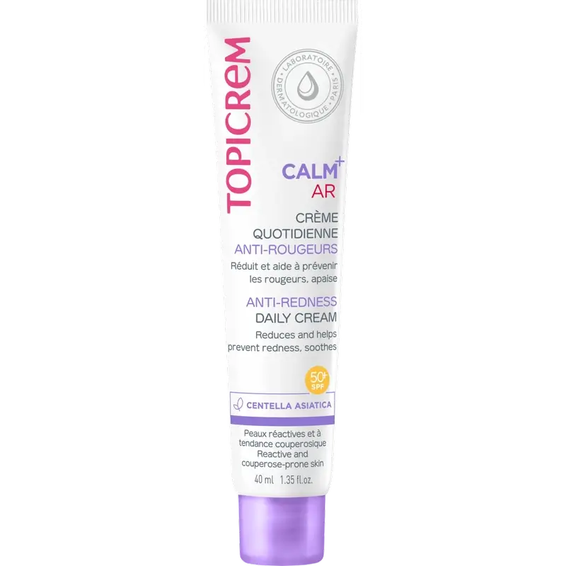 Topicrem Calm+ Creme Diário Anti-vermelhidão Spf50+ , 40 ml