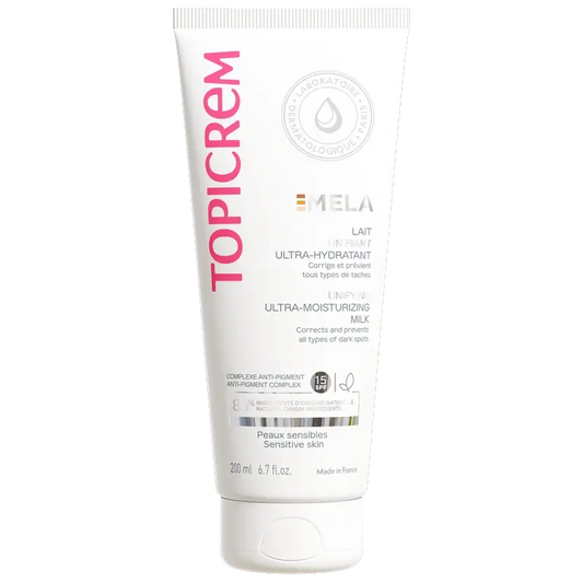 Topicrem Mela Leite Corporal Unificante Ultra-Moisturizante Spf15, 200 ml