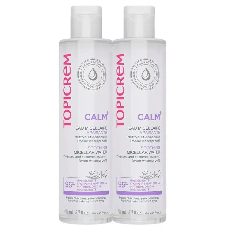 Topicrem Pack Duo Calm+ Água Micelar 200 Ml 2ª Unidade 50%.