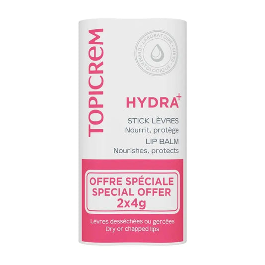 Topicrem Pack Topicrem Duo H+ Bálsamo labial, 2x4 gr