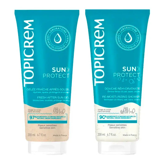 Topicrem Sun Protect Gel Duche + Pack Pós-Sol 200 ml