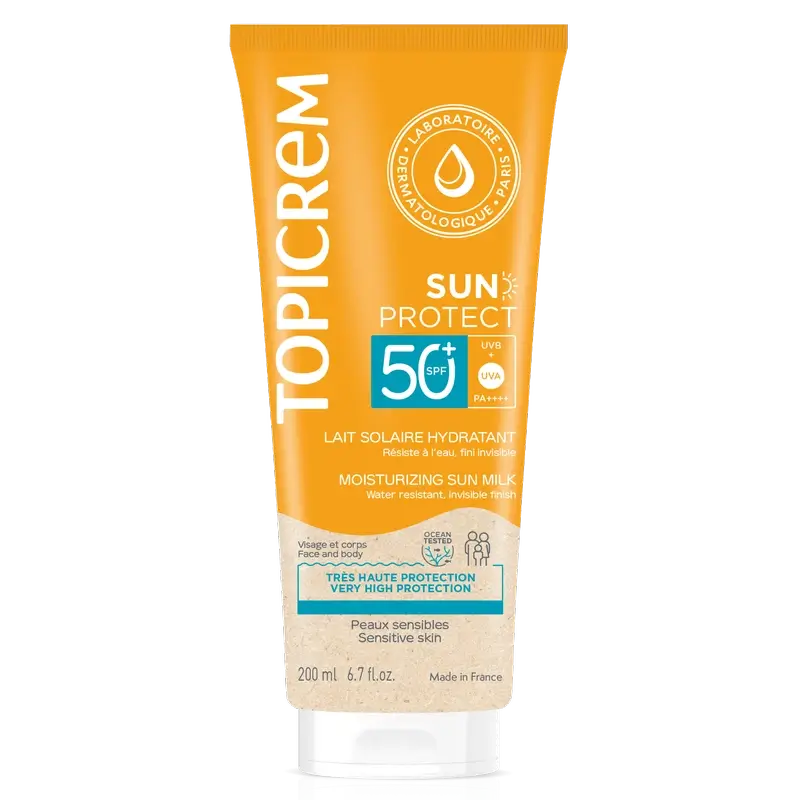 Topicrem Sun Protect Leite Spf50+, 200 ml