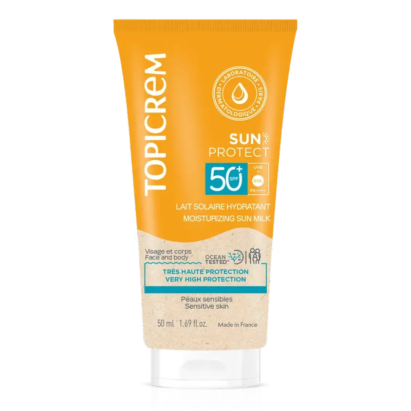 Topicrem Sun Protect Leite Spf50+, 50 ml