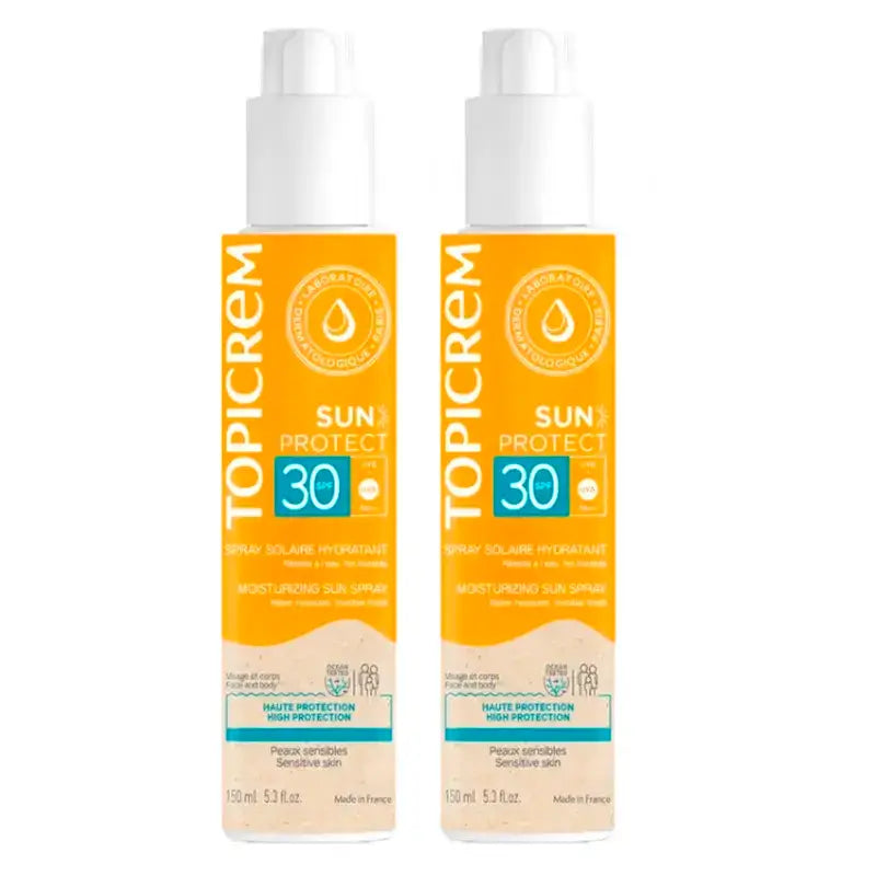 Topicrem Sun Protect Spray Spf30, Embalagem 2 x 150 Ml