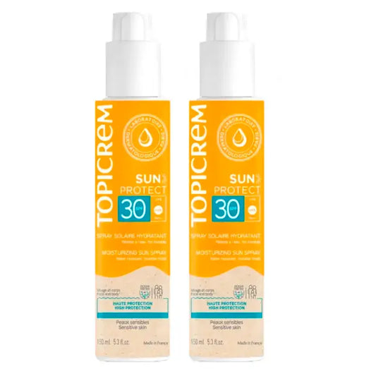 Topicrem Sun Protect Spray Spf30, Embalagem 2 x 150 Ml