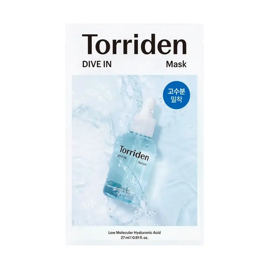 Torriden Dive-In Low Molecular Hyaluronic Acid Mask Pack, 27 ml, 1 unidade