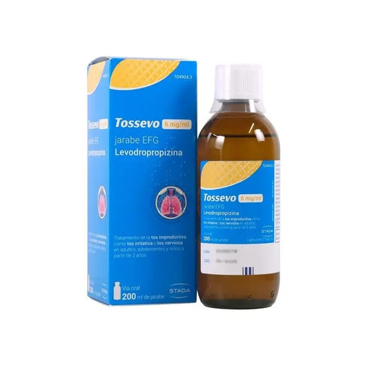 Tossevo 6 Mg / Ml Xarope Efg Levodropropizina, 200 ml
