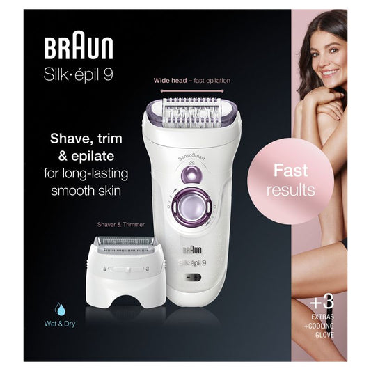 Braun Silk-Epil 9 9-710, depiladora eléctrica para mulher