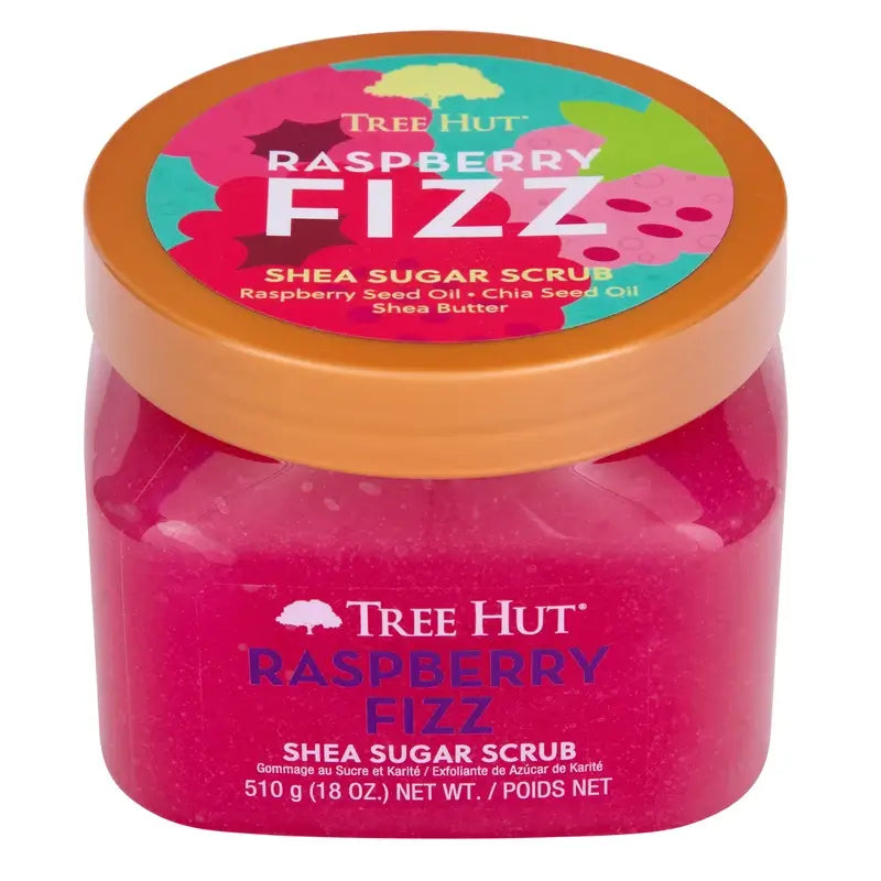 Esfoliante de Açúcar Tree Hut Raspberry Raspberry Fizz , 510 g