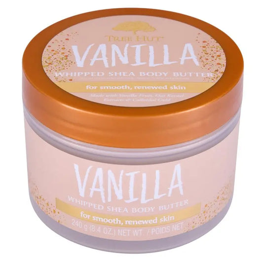 Tree Hut Body Butter Soufflé, Baunilha, 240 g