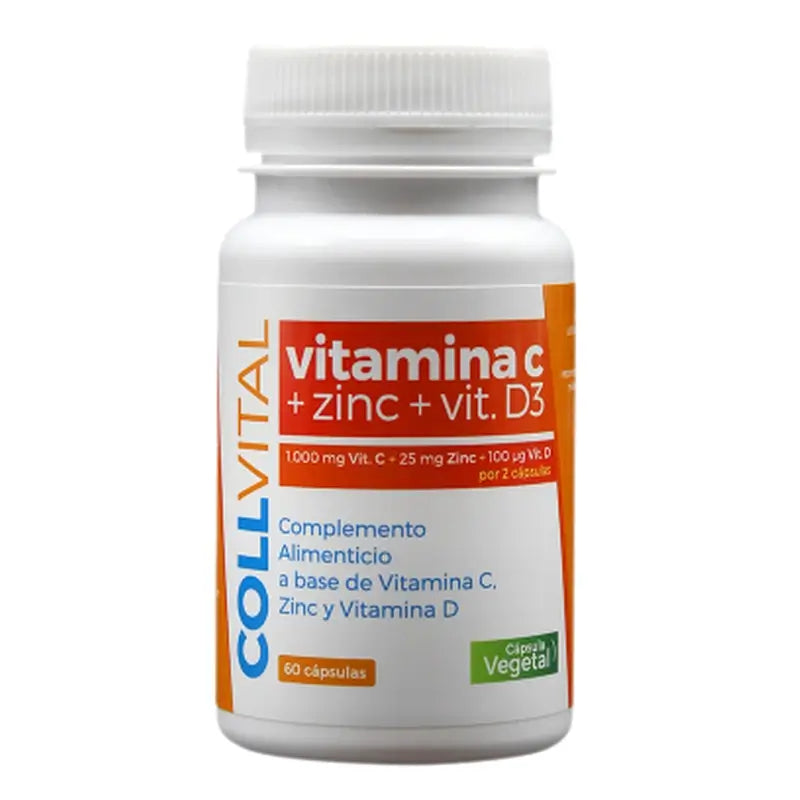 Triconatura Vit C +Zinco+Vit D3 60 Cápsulas Collvital